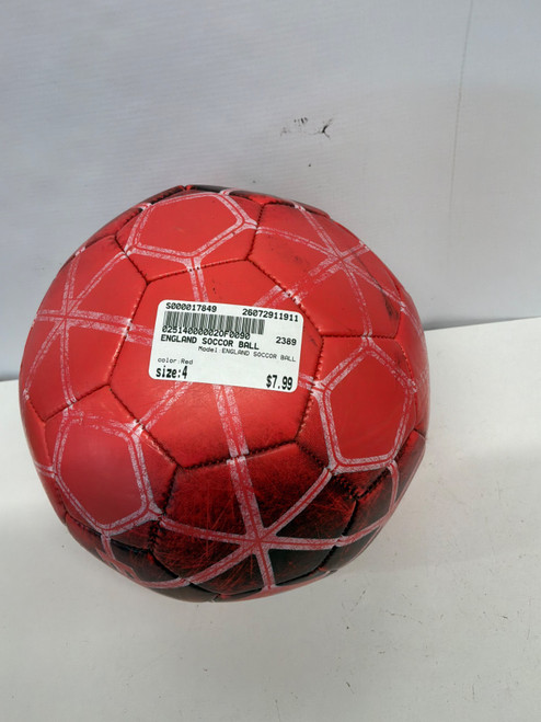 Vist Large View of Product Image Which is Used ENGLAND SOCCOR BALL All Size Soccer Ball Red 4