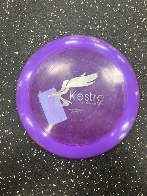 Vist Large View of Product Image Which is Used KESTREL DISTANCE DRIVER Disc Golf Driver Purple