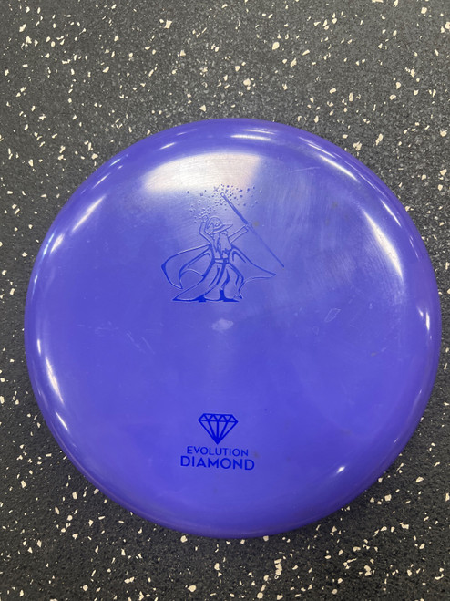Vist Large View of Product Image Which is Used Gateway DIAMOND WIZARD Disc Golf Putter Purple