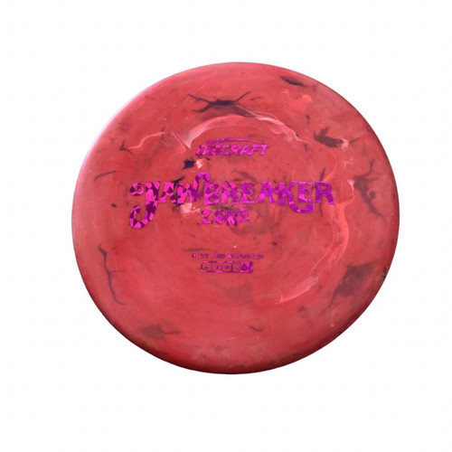 Vist Large View of Product Image Which is Used Discraft JAWBREAKER ZONE Disc Golf Putter Red