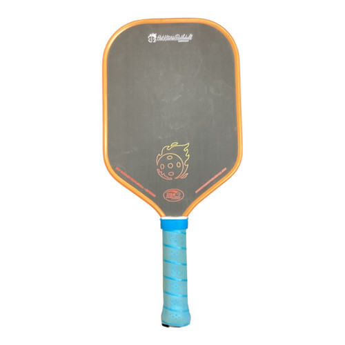 Vist Large View of Product Image Which is Used HOTKITCHEN INFERNO PADDLE Pickleball Racquet Orange