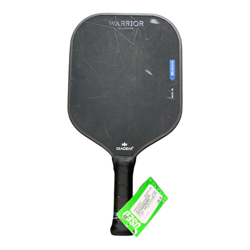 Vist Large View of Product Image Which is Used Diadem WARRIOR BLUCORE MAX 16 Pickleball Racquet Black