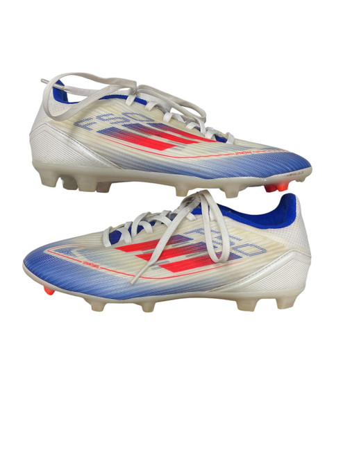 Vist Large View of Product Image Which is Used Adidas Soccer Cleats Royal Blue Senior 6.5
