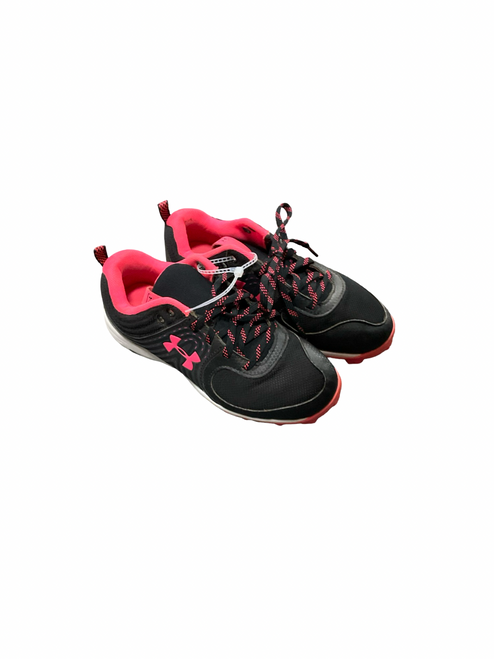 Vist Large View of Product Image Which is Used Under Armour SOFTBALL BB/SB Cleats Black Youth 06.5