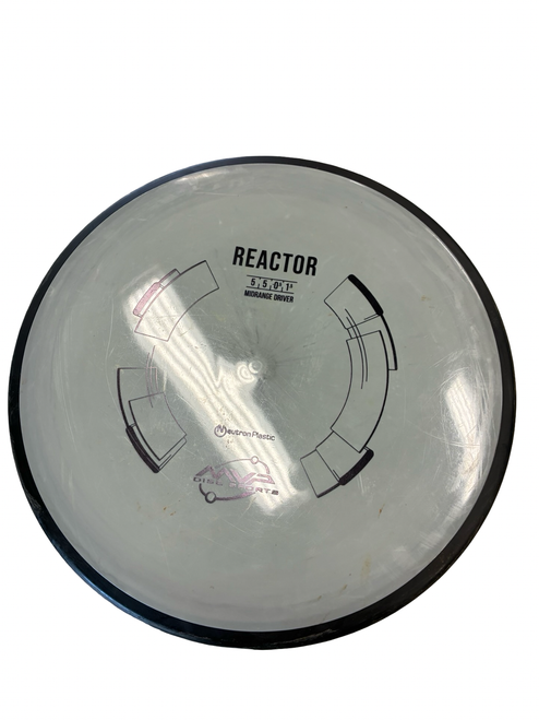 Vist Large View of Product Image Which is Used MVP REACTOR Disc Golf Mid Range Grey