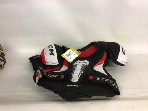 Vist Large View of Product Image Which is Used CCM JETSPEED FT 485 Junior Shoulder Pads SM