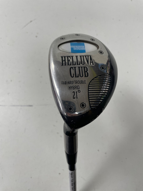 Vist Large View of Product Image Which is Used HELLUVA CLUB Mens Hybrid Club LH 4 Hybrid