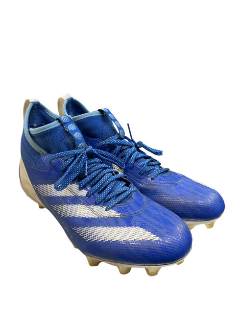 Vist Large View of Product Image Which is Used Adidas Soccer Cleats Royal Blue Senior 12