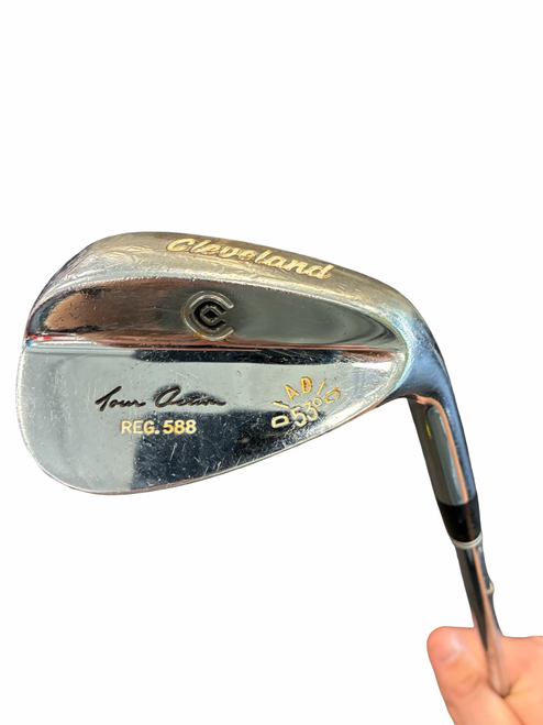 Vist Large View of Product Image Which is Used Cleveland REG 588 53 Golf Wedge Mens RH Gap/Approach Wedge