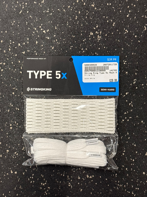 Vist Large View of Product Image Which is Used String King LAX Mesh Piece White