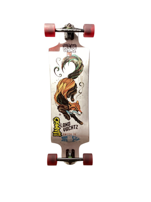 Vist Large View of Product Image Which is Used Land Yachtz SWITCH 35 Longboard White Long