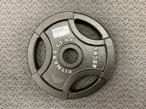Vist Large View of Product Image Which is Used Fitness Gear Olympic Plate (Each) Grey 25 lb