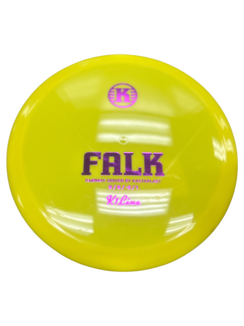 Vist Large View of Product Image Which is Used Kastaplast FALK Disc Golf Driver Yellow
