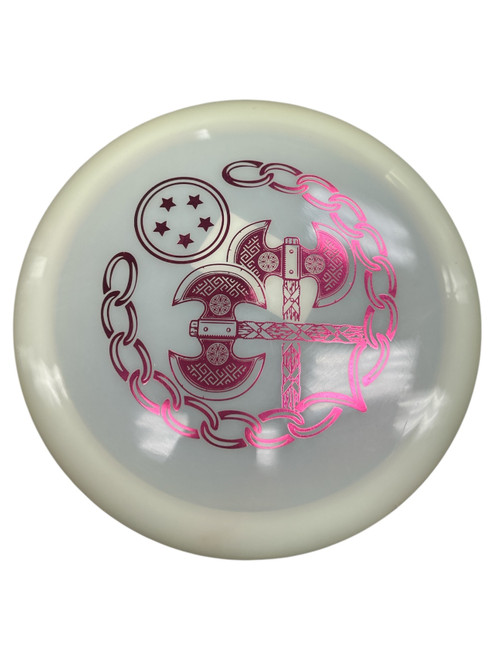 Vist Large View of Product Image Which is Used Westside HATCHET Disc Golf Driver White