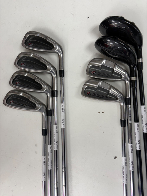 Vist Large View of Product Image Which is Used Wilson PROGRESSIVE 3H-4H 5I-PW Mens Iron Set RH 3I-PW