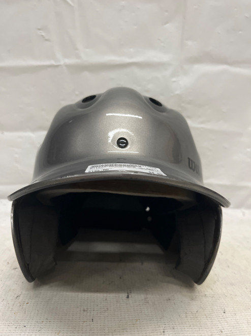 Vist Large View of Product Image Which is Used Wilson ADJUSTABLE HELMET Batting Helmet No Mask Black MD