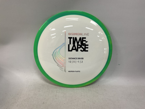Vist Large View of Product Image Which is Used Axiom TIMELAPSE Disc Golf Driver White