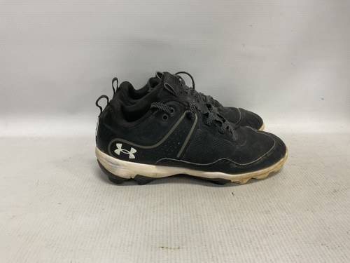 Vist Large View of Product Image Which is Used Under Armour BB/SB Cleats Black Junior 04