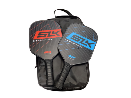 Vist Large View of Product Image Which is Used SLK PICKLEBALL SET Pickleball Racquet Black
