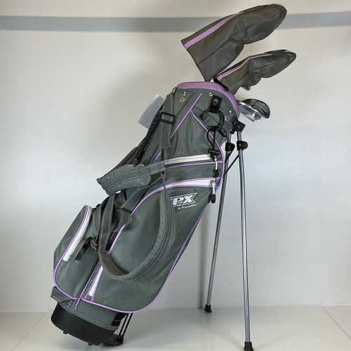 Vist Large View of Product Image Which is Powerbilt LAVENDER Jr Club Set LH 6 Piece