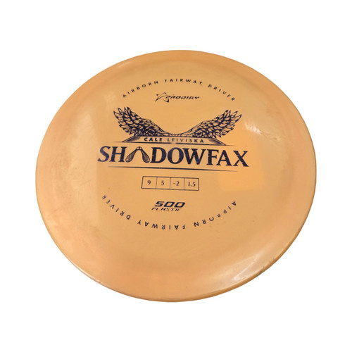 Vist Large View of Product Image Which is Used Prodigy SHADOWFAX 500 PLASTIC DRIVER Disc Golf Driver Orange
