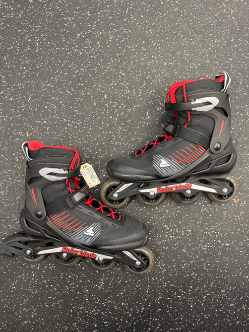 Vist Large View of Product Image Which is Used Rollerblade ZETRABLADE Senior Rec Fitness Skates Black Senior 12