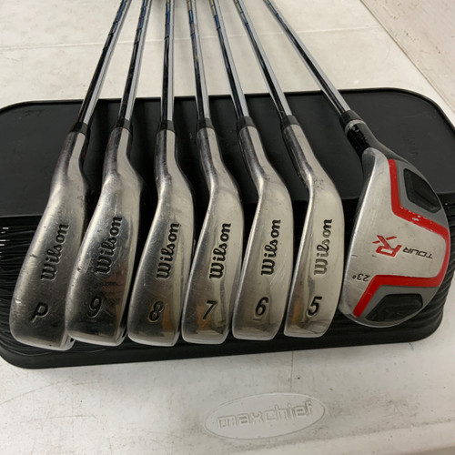 Vist Large View of Product Image Which is Used Wilson TOUR RX 431 SS Mens Iron Set RH 4I-PW