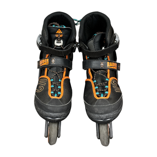 Vist Large View of Product Image Which is Used K2 ANNA Junior Roller Blades White Adjustable 4-8