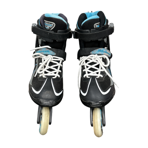 Vist Large View of Product Image Which is Used Rollerblade PRO 80 Senior Roller Quad Skates Royal Blue Senior 8