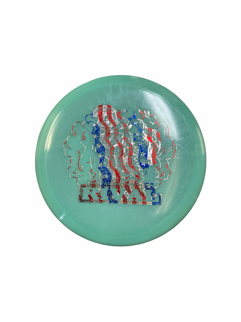 Vist Large View of Product Image Which is Used Legacy GLOW RIVAL Disc Golf Driver Teal