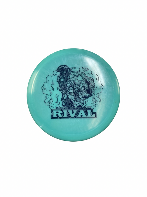 Vist Large View of Product Image Which is Used Legacy GLOW RIVAL Disc Golf Driver Teal