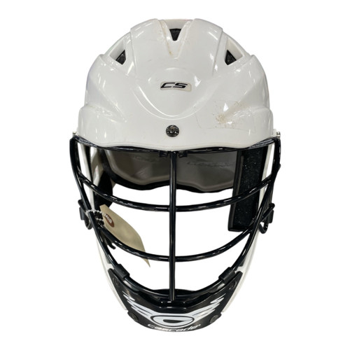 Vist Large View of Product Image Which is Used Cascade CS Lacrosse Helmet White MD