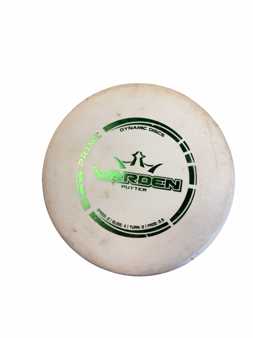 Vist Large View of Product Image Which is Used Discraft WARDEN Disc Golf Putter White