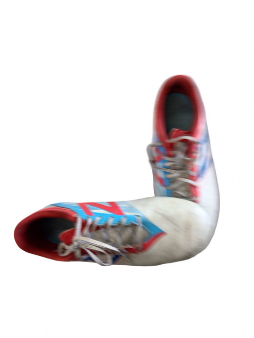 Vist Large View of Product Image Which is Used New Balance Soccer Cleats White Youth 06.5