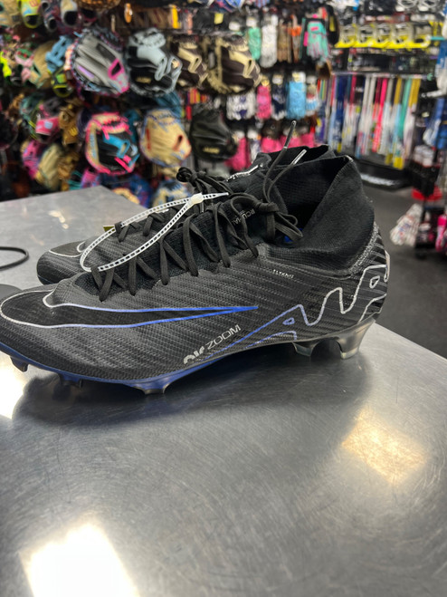 Vist Large View of Product Image Which is Used Nike MERCURIAL SUPERFLY 9 ELITE FG Soccer Cleats Black Senior 10.5