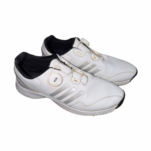 Vist Large View of Product Image Which is Used Adidas Mens Golf Shoes White Senior 9.5