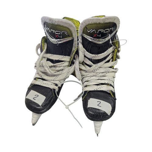 Vist Large View of Product Image Which is Used Bauer VAPOR X4 SKATES SZ2 Junior Hockey Skate Junior 02