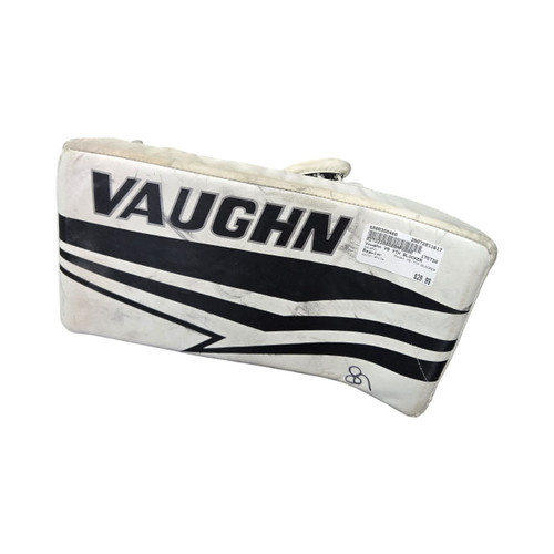Vist Large View of Product Image Which is Used Vaughn V9 YTH BLOCKER Youth Goalie Blocker White