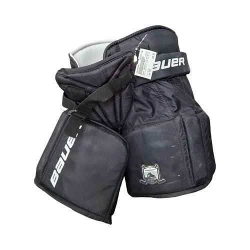 Vist Large View of Product Image Which is Used Bauer PRODIGY YTH SM/MD GOALIE PANTS Youth Goalie Pant Black S/M