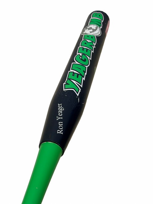 Vist Large View of Product Image Which is Used SHORT PORCH HOT AS HELL YEAGER BOMB 27oz Senior USA Slowpitch Softball Bat 34" 34/27