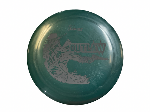 Vist Large View of Product Image Which is Used Legacy OUTLAW Disc Golf Driver Dark Green