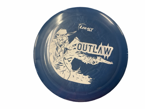 Vist Large View of Product Image Which is Used Legacy OUTLAW Disc Golf Driver Navy Blue