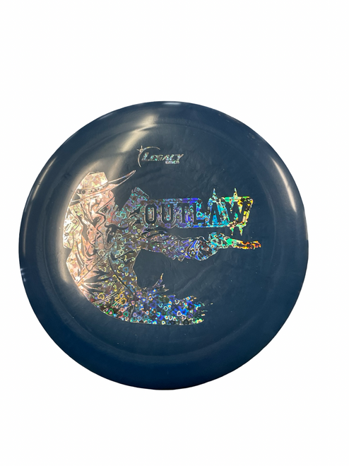 Vist Large View of Product Image Which is Used Legacy OUTLAW Disc Golf Driver Navy Blue