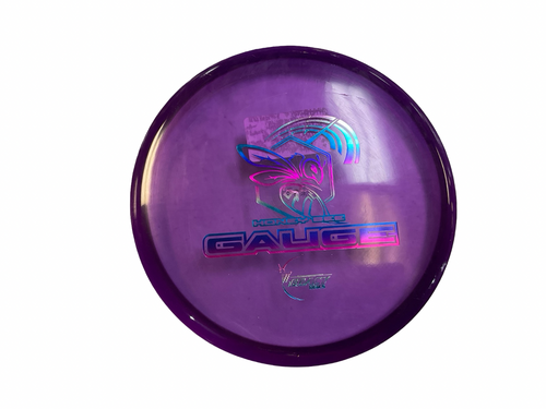 Vist Large View of Product Image Which is Used Legacy HONEY BEE GAUGE Disc Golf Mid Range Purple