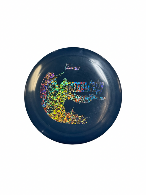Vist Large View of Product Image Which is Used Legacy OUTLAW Disc Golf Driver Navy Blue