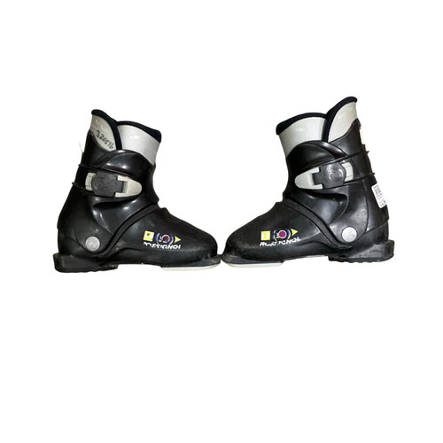 Vist Large View of Product Image Which is Used Rossignol R18 Boys DH Ski Boot Black 205 MP - J01