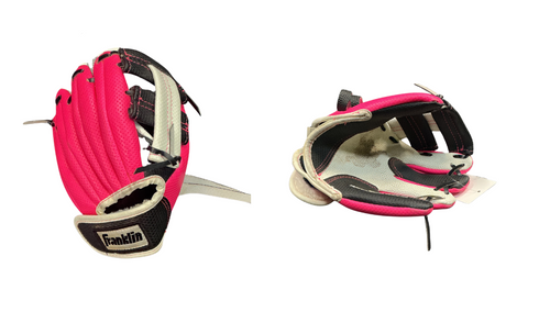 Vist Large View of Product Image Which is Used Franklin RTP BB/SB Glove RH Throw Pink 8"