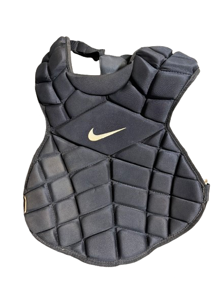 Vist Large View of Product Image Which is Used Nike NIKE CHEST PROTECTOR Catchers Chest Protector Black Adult