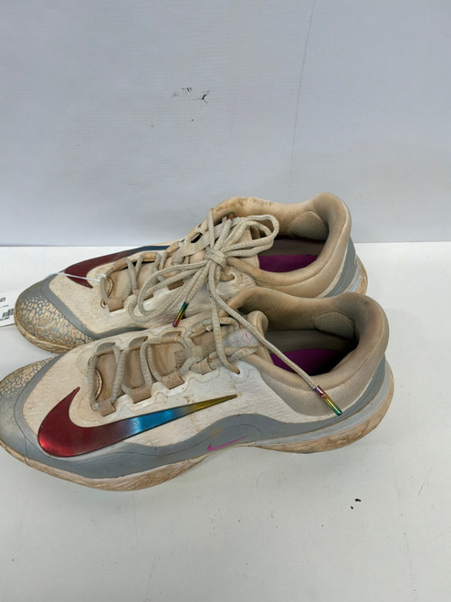 Vist Large View of Product Image Which is Used Nike CLEATS BB/SB Cleats White Senior 11