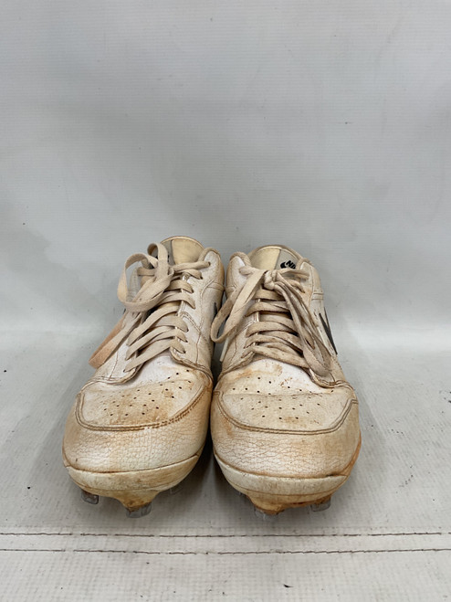 Vist Large View of Product Image Which is Used Nike AIR JORDAN BB CLEAT BB/SB Cleats White Senior 10.5